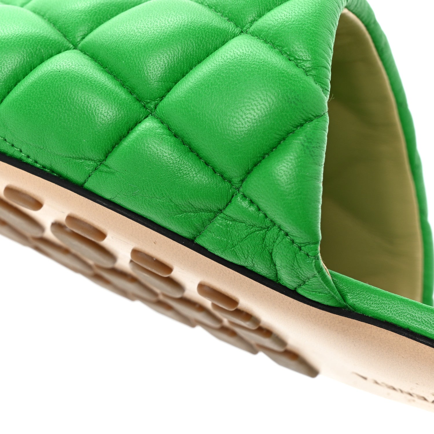 Bottega Veneta Nappa Matelasse Padded Flat Sandals 40 Parakeet 40 Parakeet 12 of 13