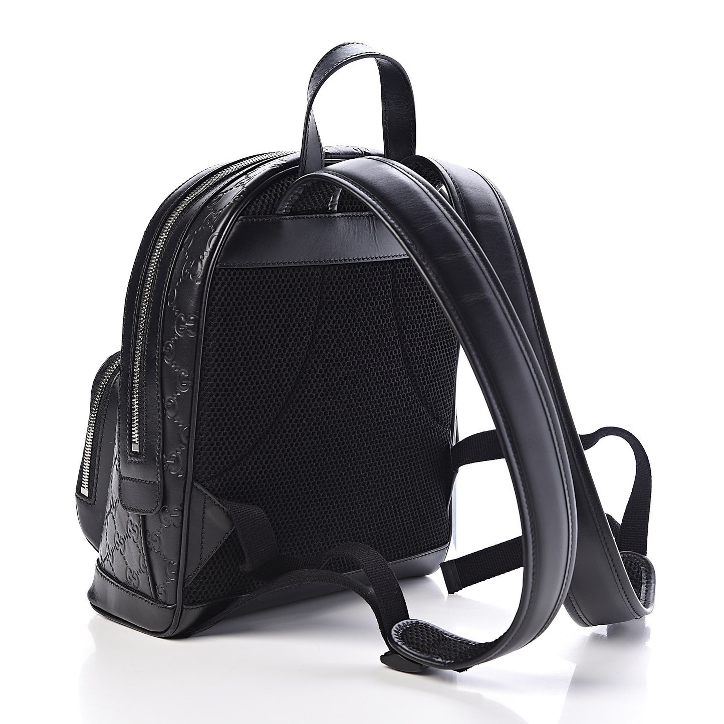 Guccissima Signature Small Day Backpack Black