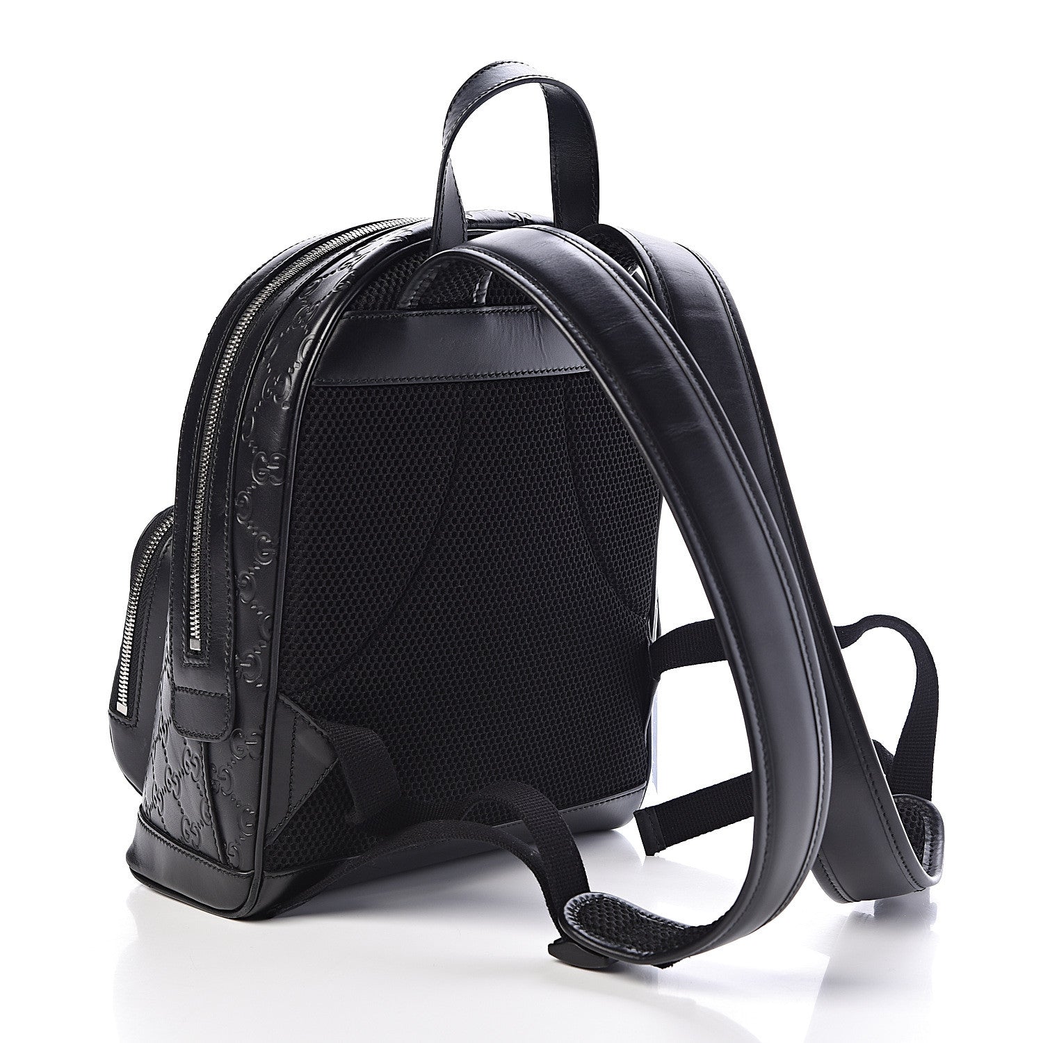 Gucci Guccissima Signature Small Day Backpack Black 3 of 9