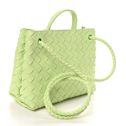 Bottega Veneta Nappa Intrecciato Small Andiamo Shoulder Bag Fennel 3 of 9