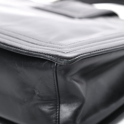 Chanel Glazed Calfskin Boy Tote Black 11 of 16