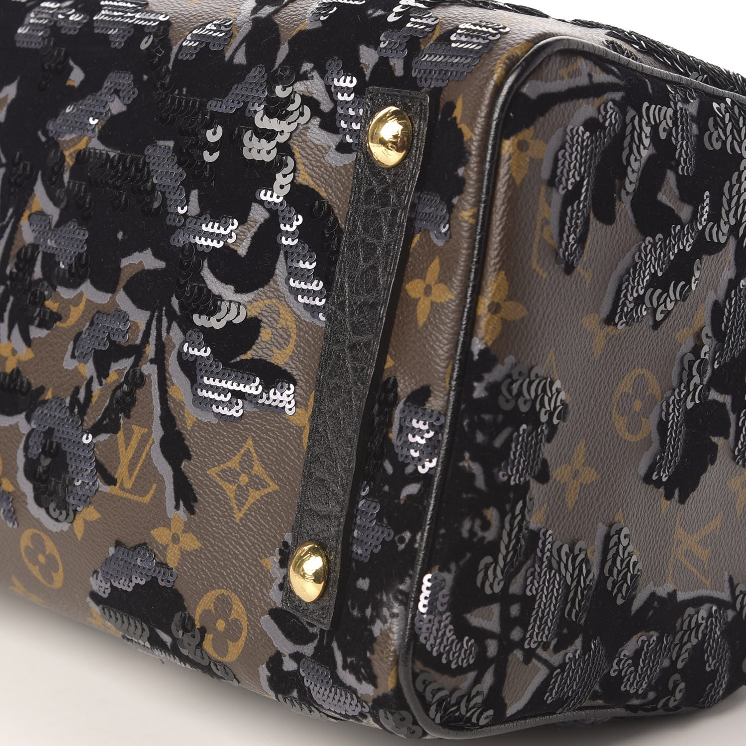Louis Vuitton Monogram Fleur De Jais Sequins Speedy 30 5 of 8