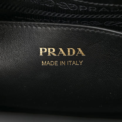 Prada Saffiano City Calfskin Medium Esplanade White Black 6 of 11