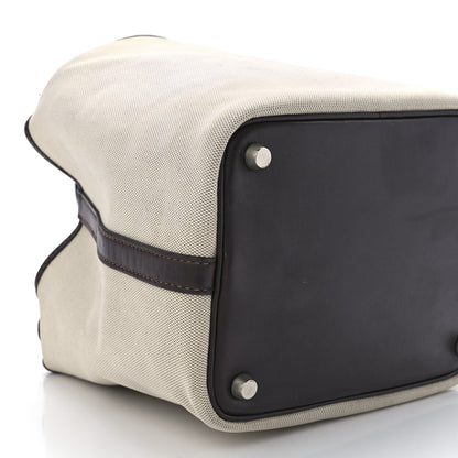 Hermes Toile Swift Picotin 18 PM Chocolate 9 of 10
