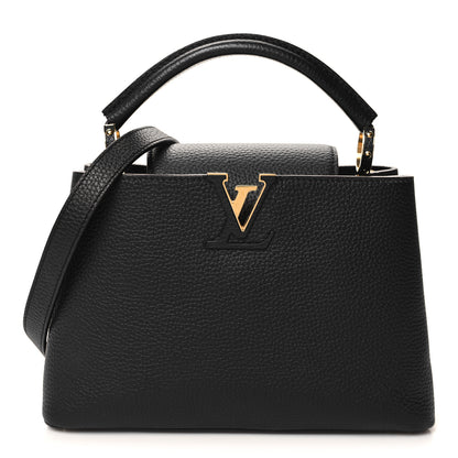 Louis Vuitton Taurillon Capucines BB Black 1 of 9