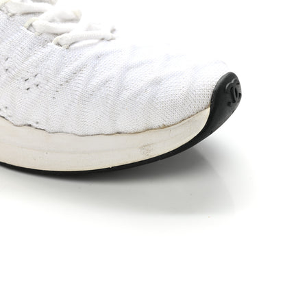 Chanel Fabric Logo Sneakers 36 White 10 of 14