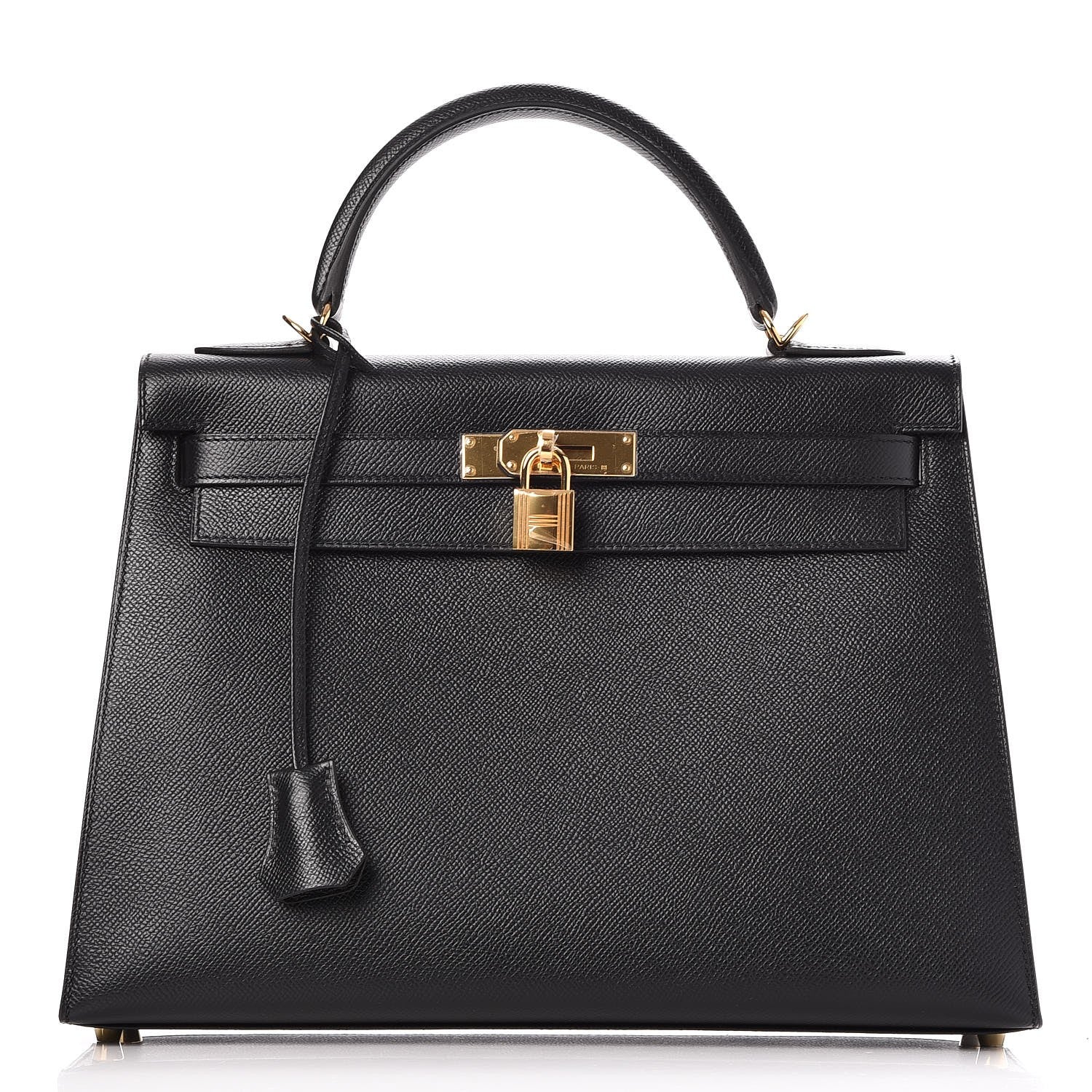 Hermes Epsom Kelly Sellier 32 Black 1 of 35