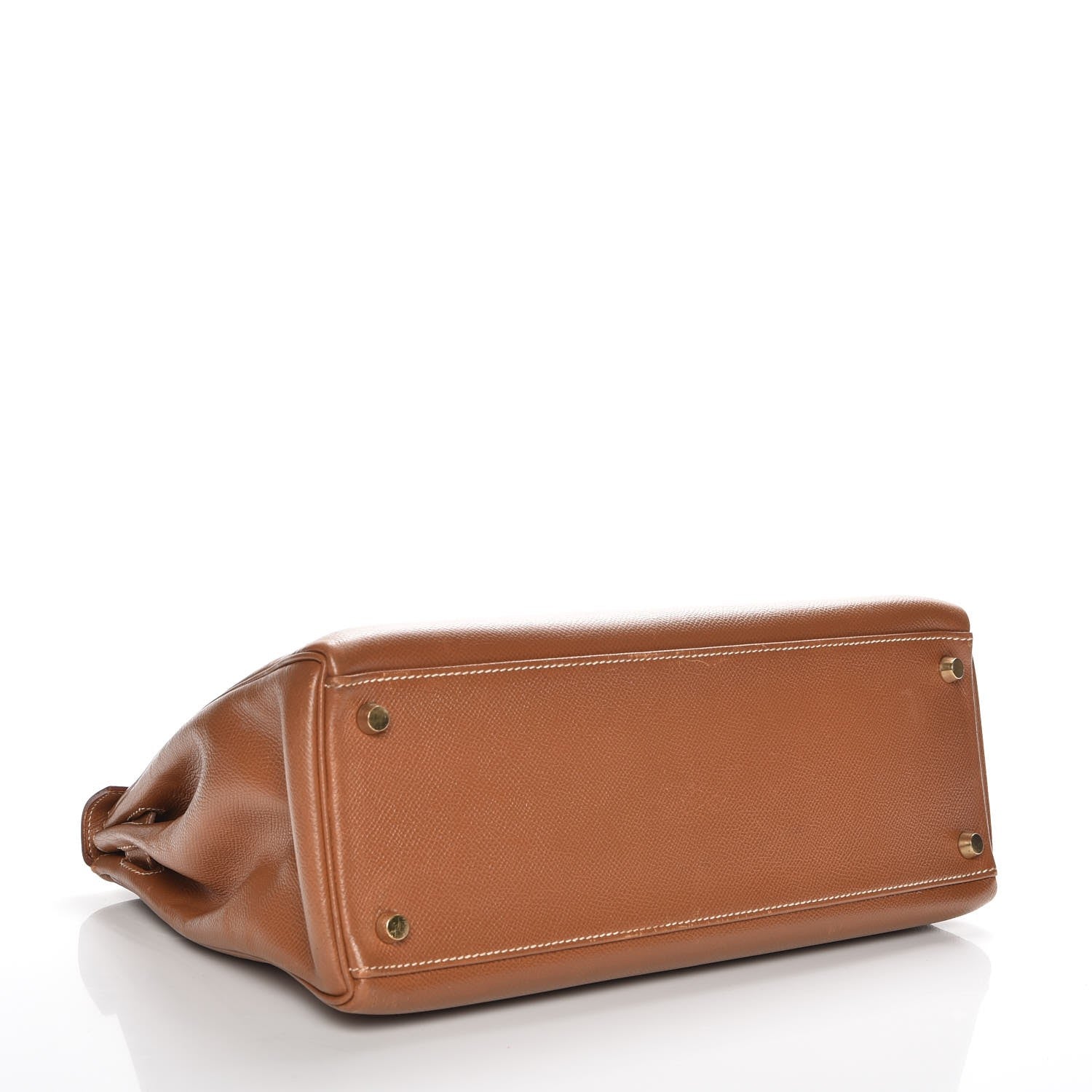 Hermes Courchevel Kelly Retourne 32 Gold 5 of 34