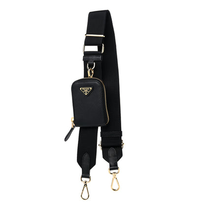 Prada Saffiano Lux Re-Edition 2005 Shoulder Strap With Pouch Black 1 of 4