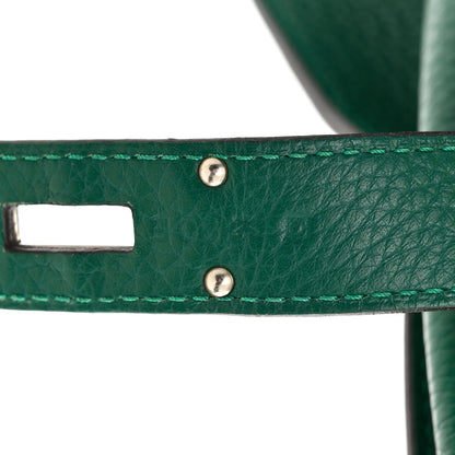 Hermes Taurillon Clemence Jypsiere 34 Malachite 7 of 14