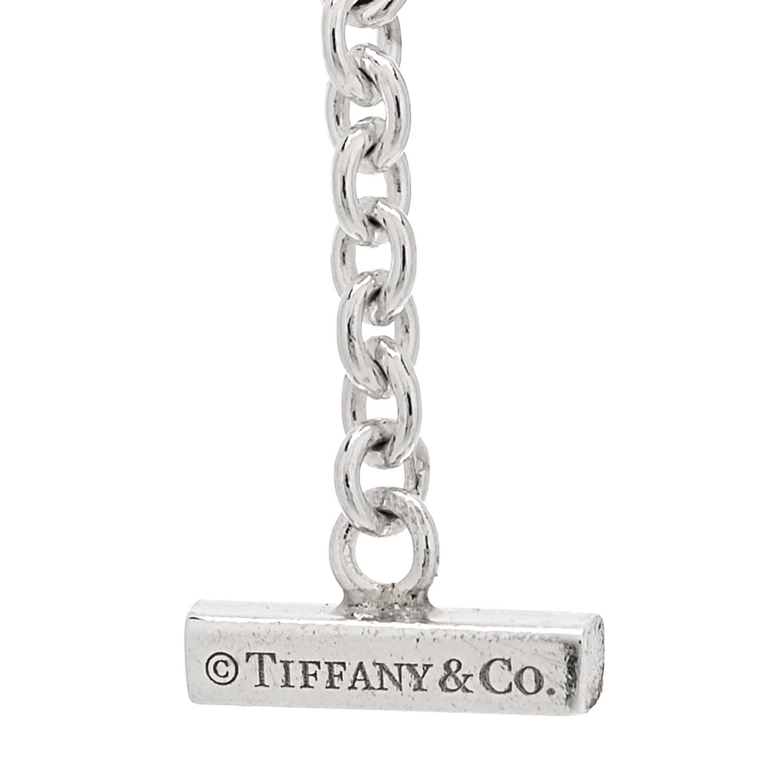 Tiffany Sterling Silver T Smile Bracelet 3 of 4