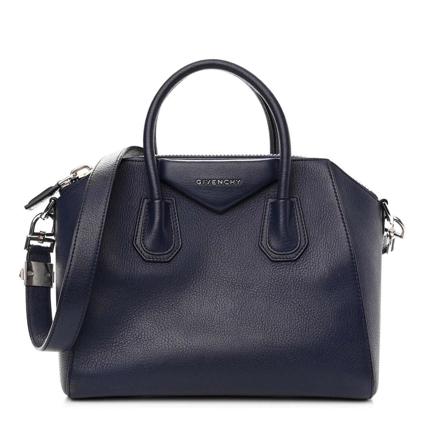 Sugar Goatskin Small Antigona Navy
