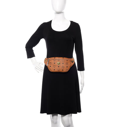 MCM Visetos Stark Belt Bag Cognac 2 of 10