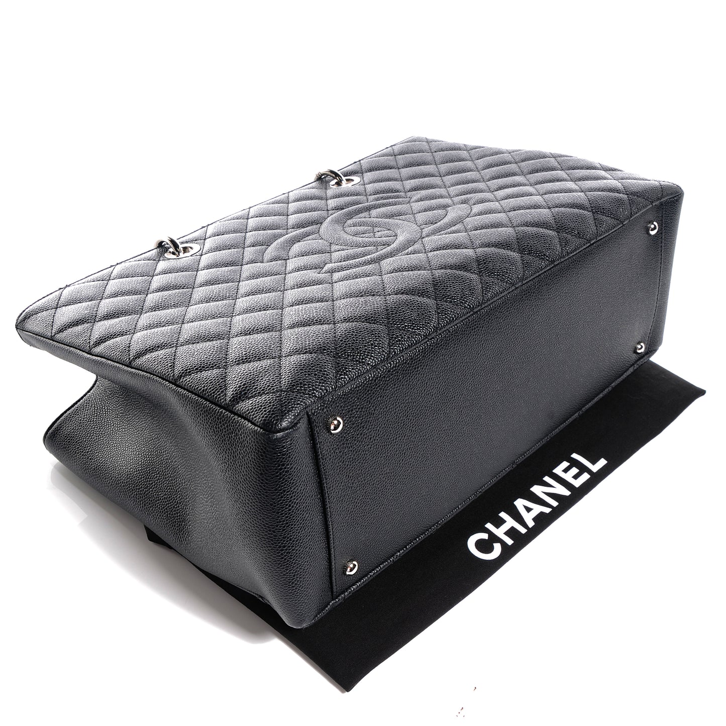 Caviar XL Grand Shopping Tote GST Black