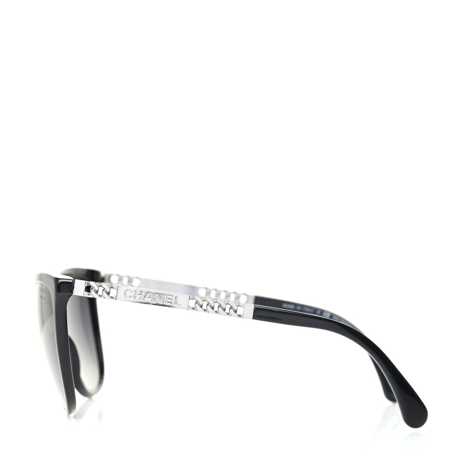 Cat Eye Chain Polarized Sunglasses 5352-Q Black