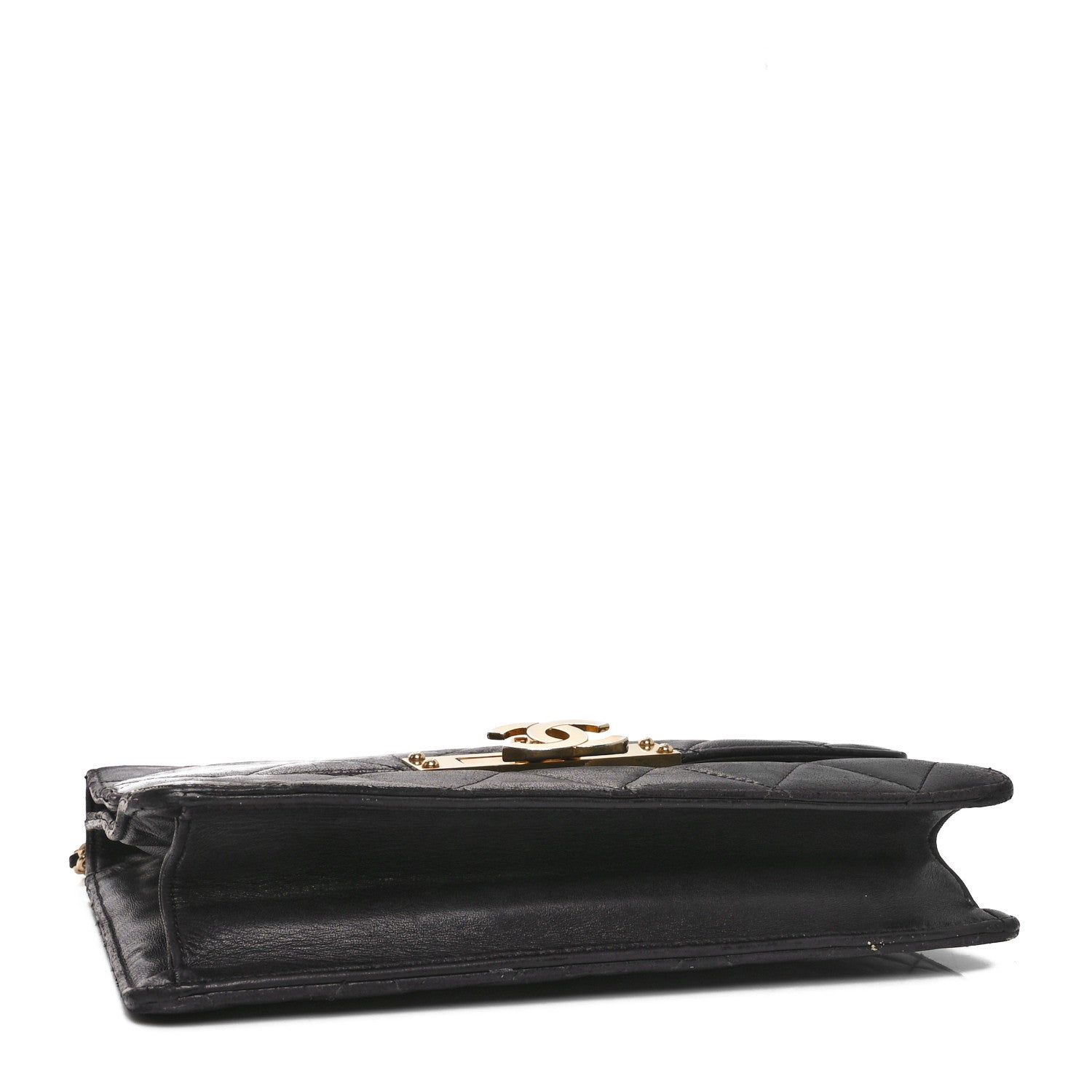 Chanel Lambskin Quilted Medium Golden Class Flap Black 4 of 10