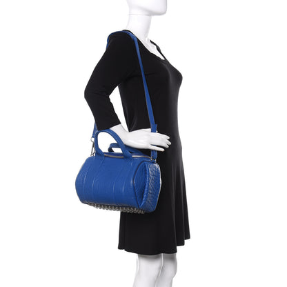 Alexander Wang Pebbled Lambskin Rockie Royal Silver Hardware 2 of 9