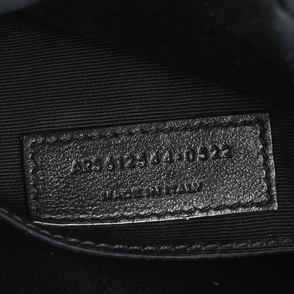 Saint Laurent Calfskin Matelasse Monogram Lou Camera Bag Black 7 of 11