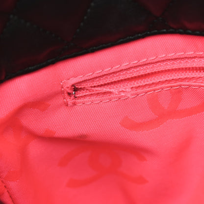 Chanel Calfskin Quilted Medium Cambon Tote Black White 12 of 17