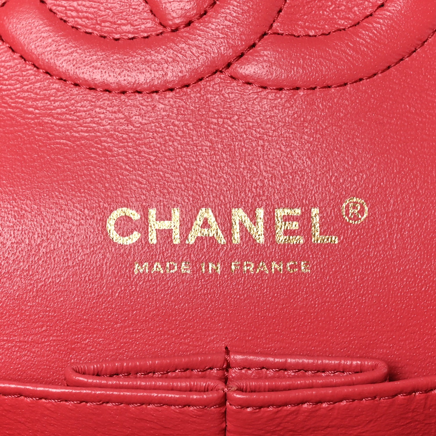 Chanel Caviar Quilted Medium Double Flap Dark Pink 6 of 10