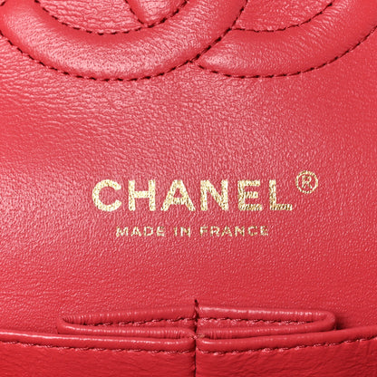 Chanel Caviar Quilted Medium Double Flap Dark Pink 6 of 10