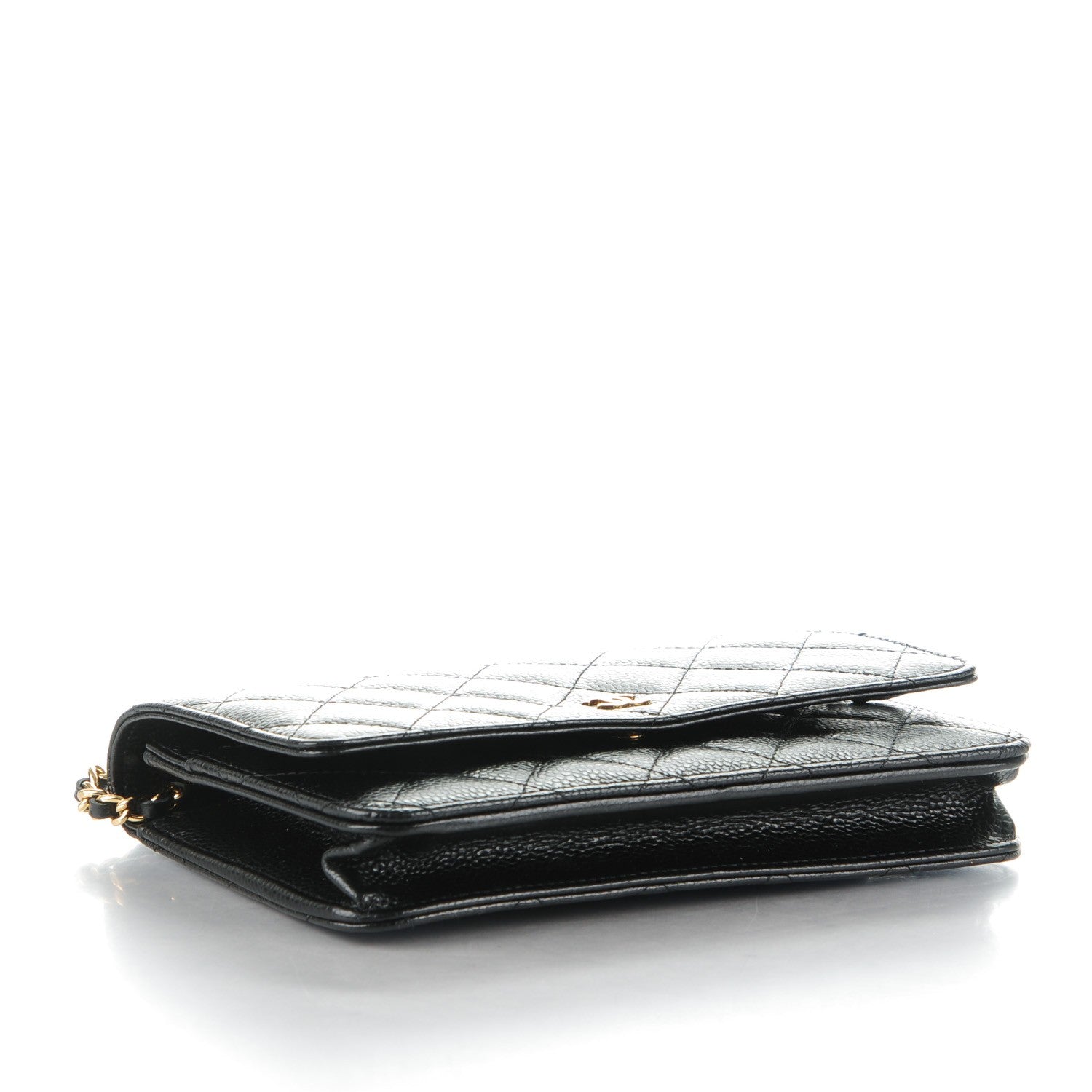 Chanel Caviar Quilted Wallet On Chain WOC Black 4 of 8