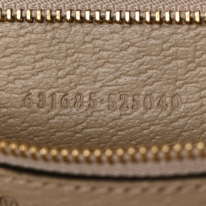 Gucci GG Supreme Monogram Textured Dollar Calfskin Web Medium Ophidia Shopping Tote Beige Mystic White Oatmeal 7 of 10