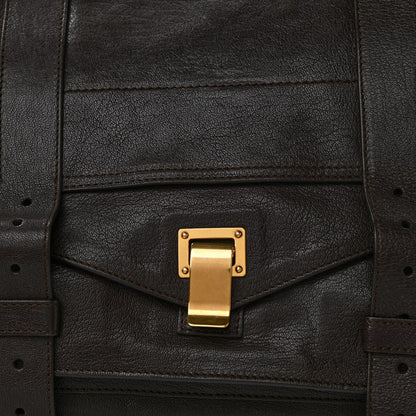 Proenza Schouler Lambskin PS1 Large Satchel Chocolate 7 of 11