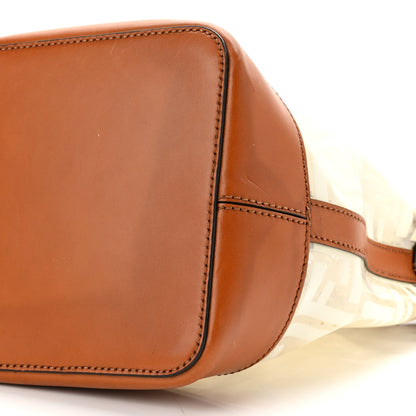 Fendi TPU FF Vitello Aura F is Fendi Grande Mon Tresor Bucket Bag White Cuoio 10 of 12