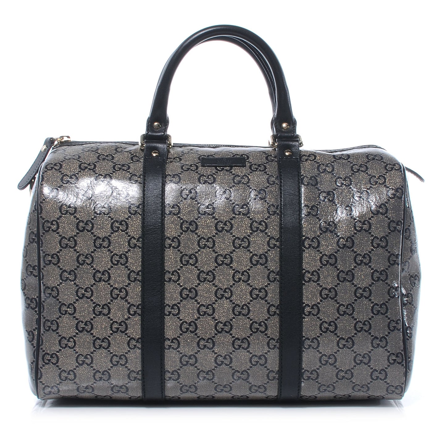 Crystal Monogram Joy Medium Boston Black