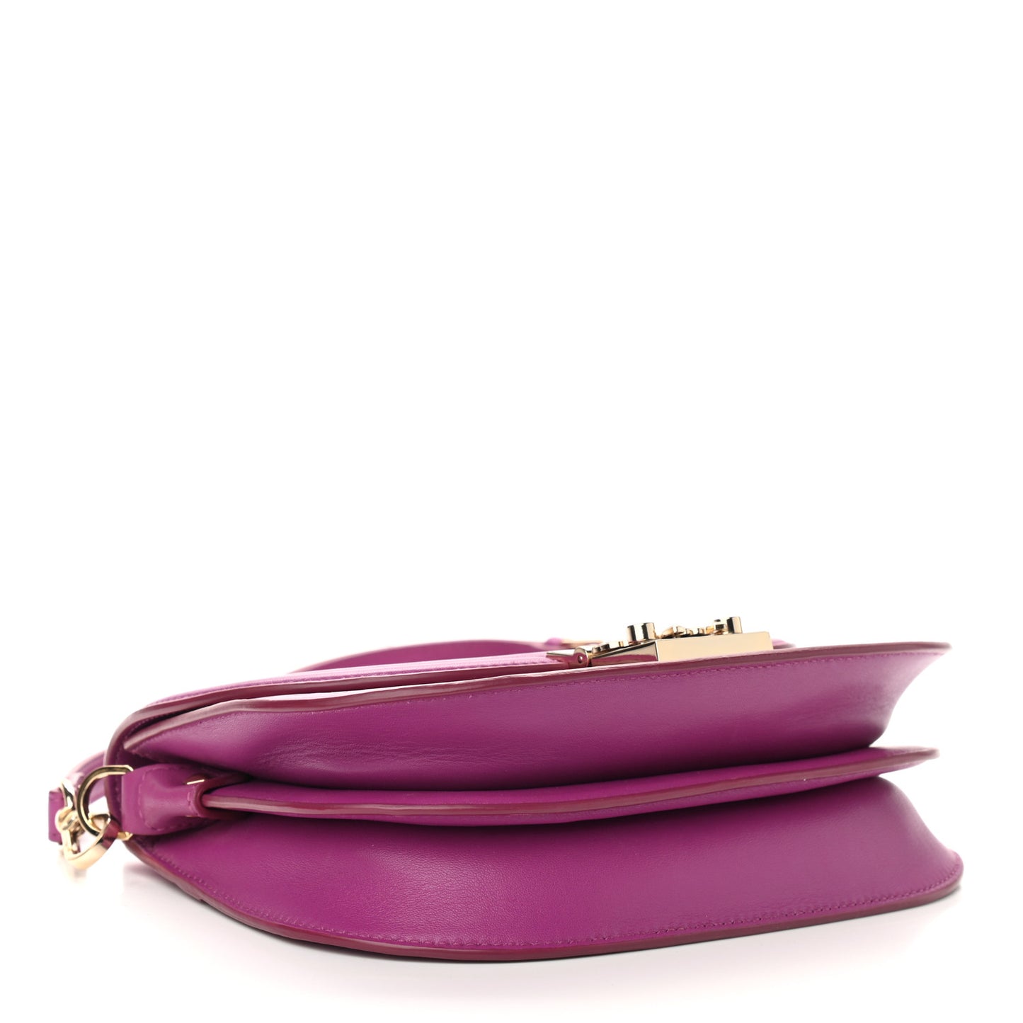 Calfskin Ottomar Monogram Trisha Shoulder Bag Purple