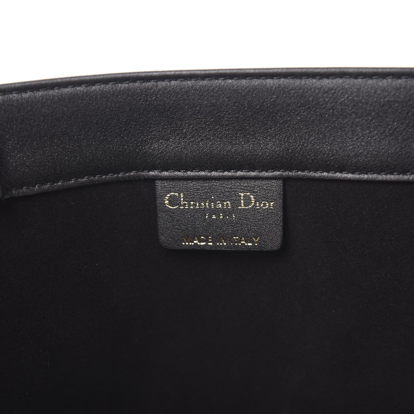 Calfskin Embossed Medium Book Tote Black