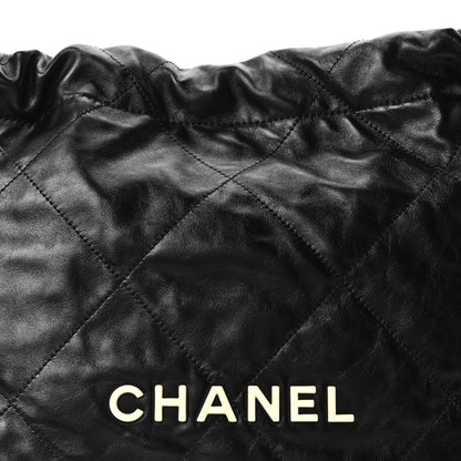 Chanel Calfskin Quilted Small Chanel 22 Black 9 of 11