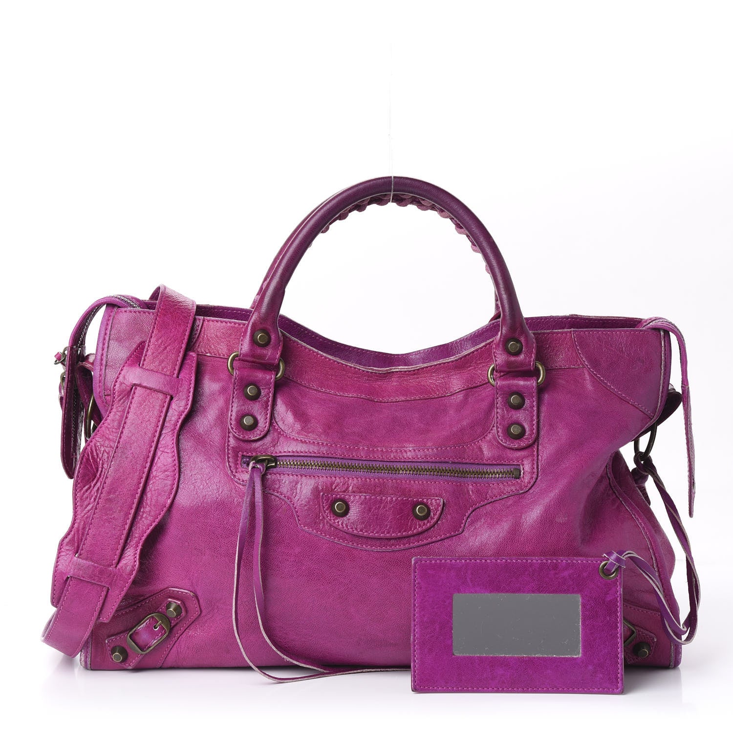 Balenciaga Agneau Classic Hardware City Magenta 1 of 10