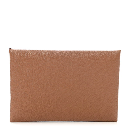 Hermes Chevre Mysore Calvi Card Case Quebracho 1 of 7