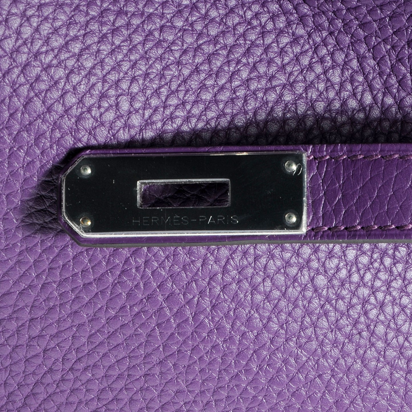 Taurillon Clemence Birkin 35 Ultraviolet