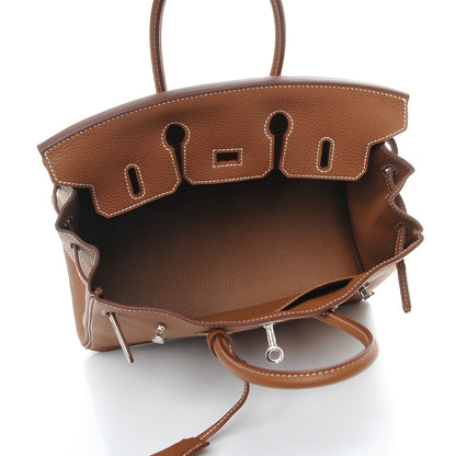 Hermes Togo Birkin 25 Gold 7 of 26