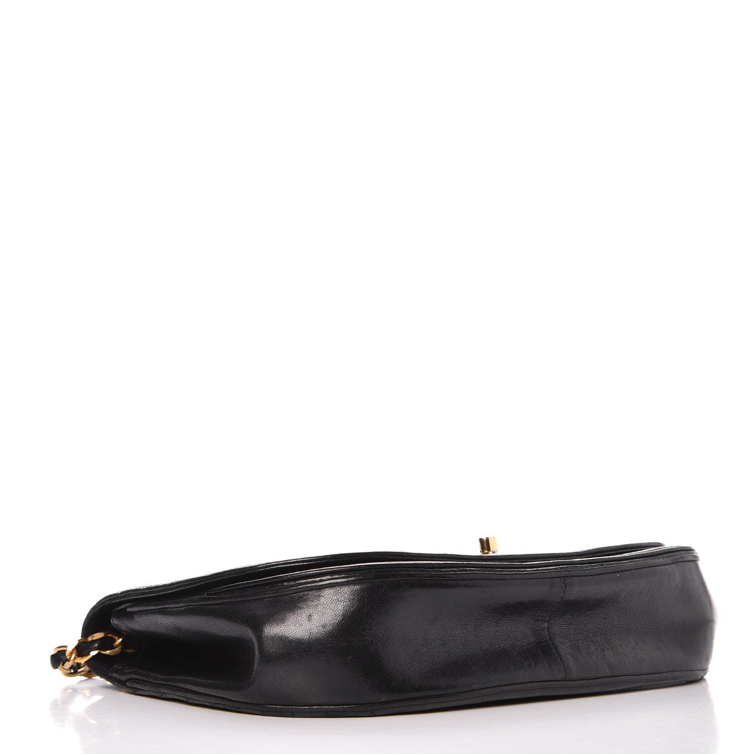 Chanel Lambskin Horizontal Quilted Small Single Flap Black 4 of 13