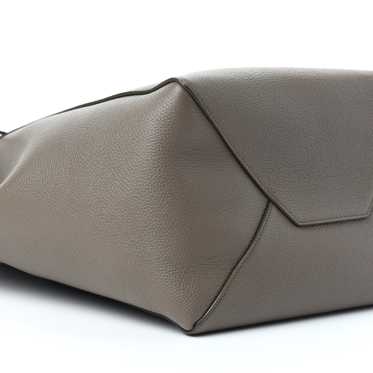Soft Grained Calfskin Small Belt Cabas Phantom Taupe