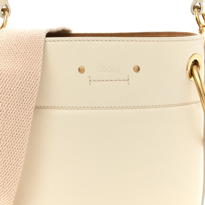 Chloe Smooth Calfskin Mini Roy Bucket Bag Natural White 7 of 9