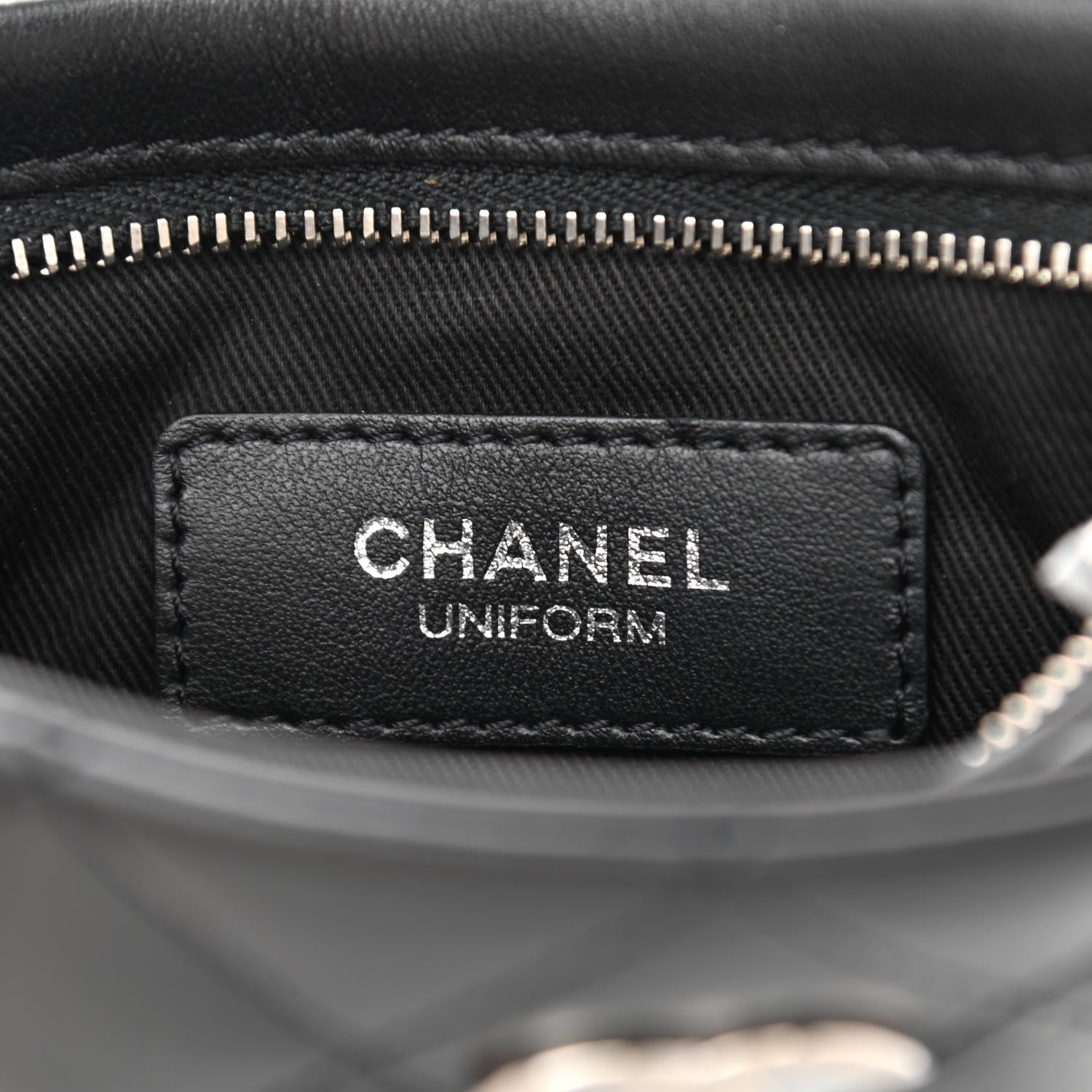 Chanel Lambskin Quilted Crossbody Bag Black 6 of 11