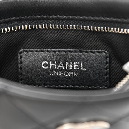 Chanel Lambskin Quilted Crossbody Bag Black 6 of 11