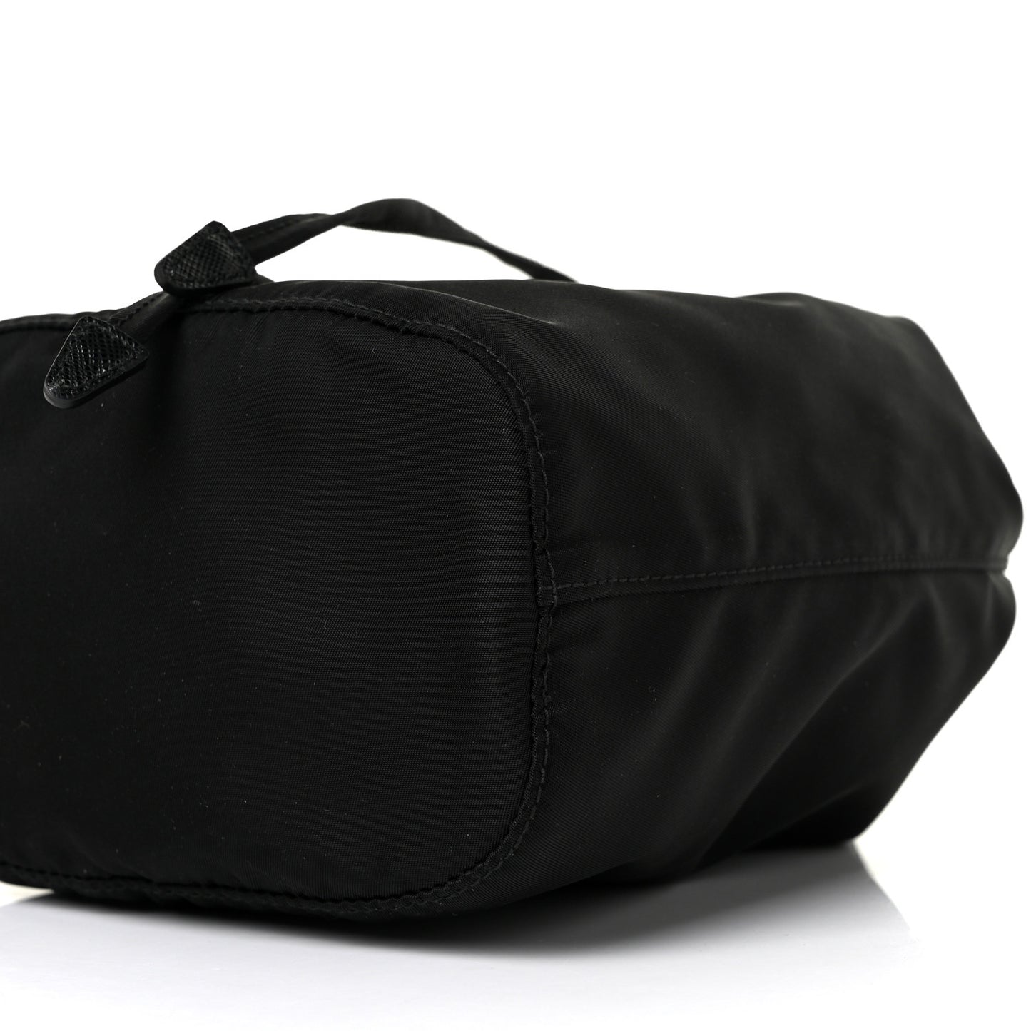 Nylon Vela Drawstring Pouch Black