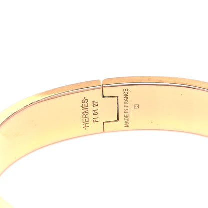 Hermes Enamel Narrow Clic Clac H Bracelet GM Black 5 of 5