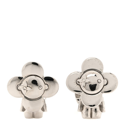 Louis Vuitton Sterling Silver Vivienne Cufflinks 1 of 4