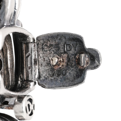 David Yurman Sterling Silver 18K Yellow Gold Citrine Smoky Quartz Prasiolite Albion Link Bracelet 3 of 3