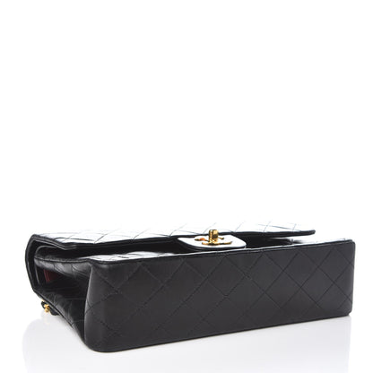 Chanel Lambskin Quilted Medium Double Flap Black 4 of 8