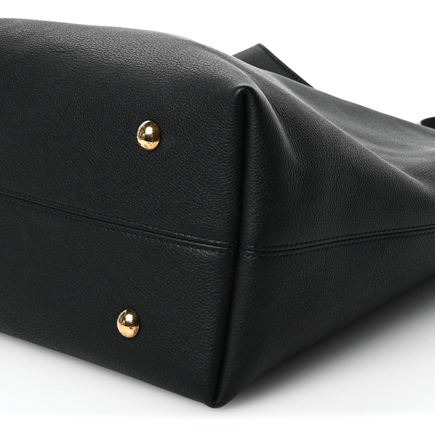Louis Vuitton Grained Calfskin Low Key Hobo MM Black 10 of 11