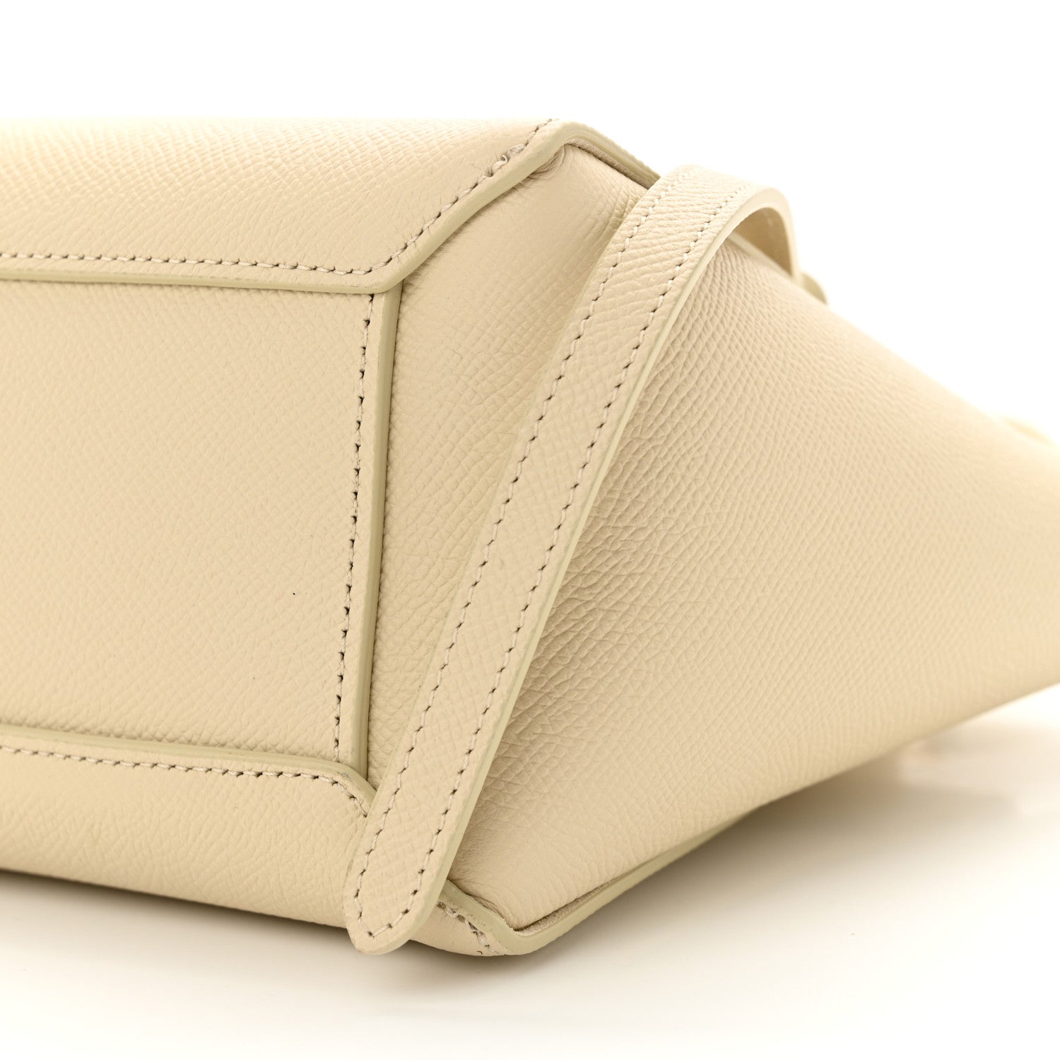 Celine Grained Calfskin Nano Belt Bag Chalk 10 of 10