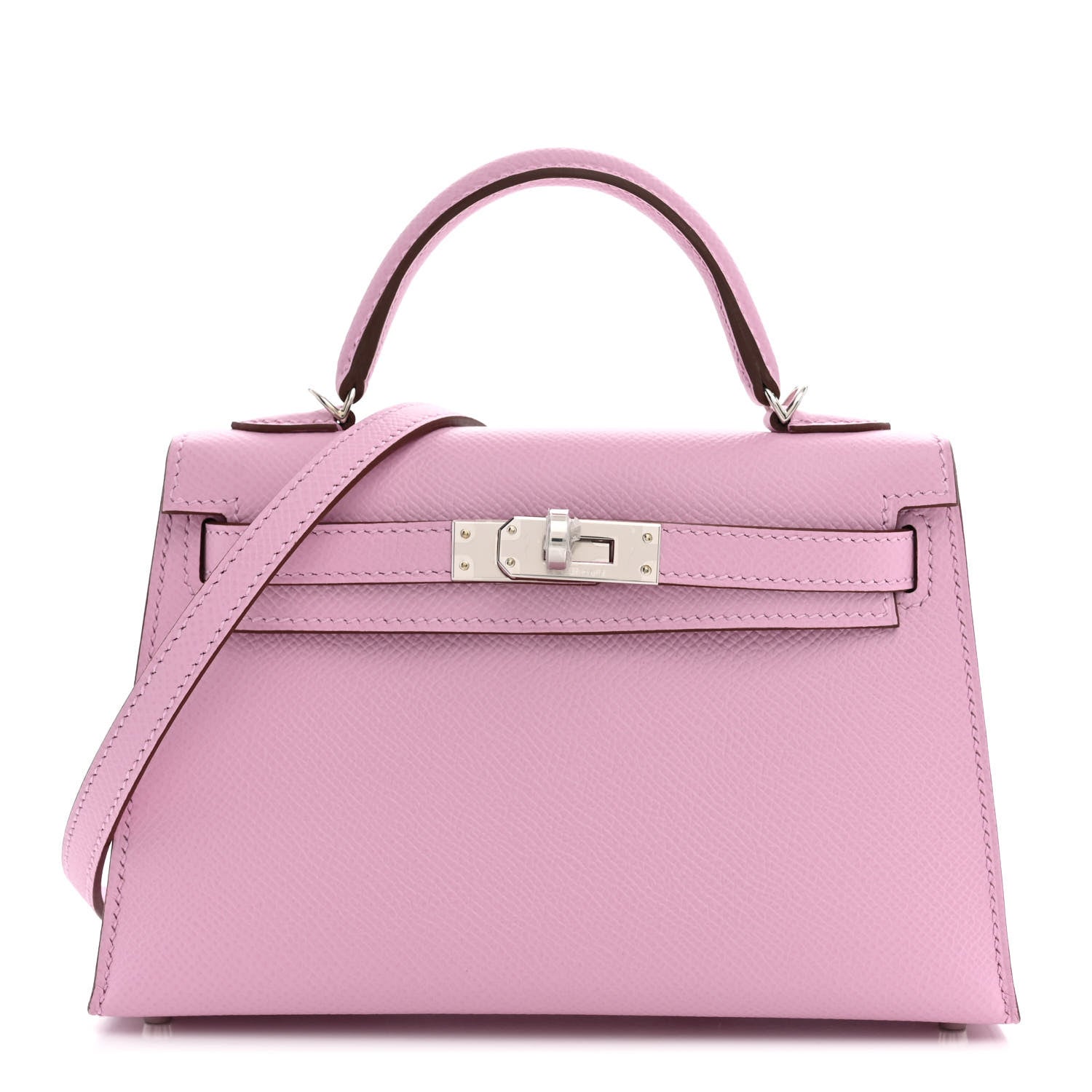 Hermes Epsom Mini Kelly Sellier 20 Mauve Sylvestre 1 of 9